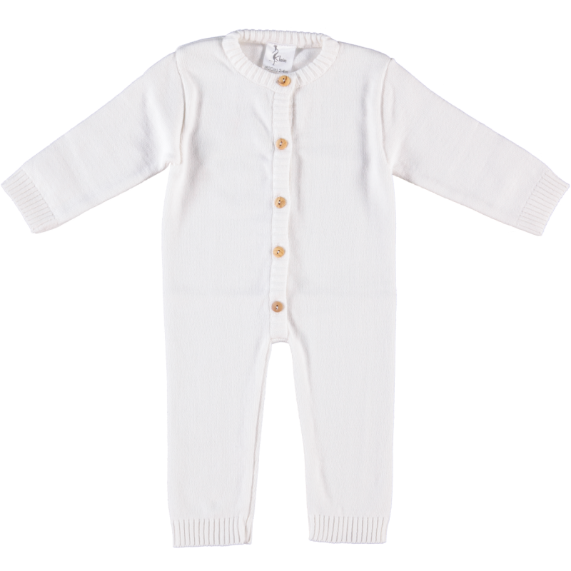 Klein Baby Jumpsuit Natural White