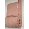 Petite Maison baby knitted blanket 90cmx90cm Old Pink
