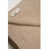 Petite Maison baby knitted blanket 90cmx90cm Oatmeal