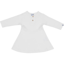 Klein Baby Dress Rib Natural White