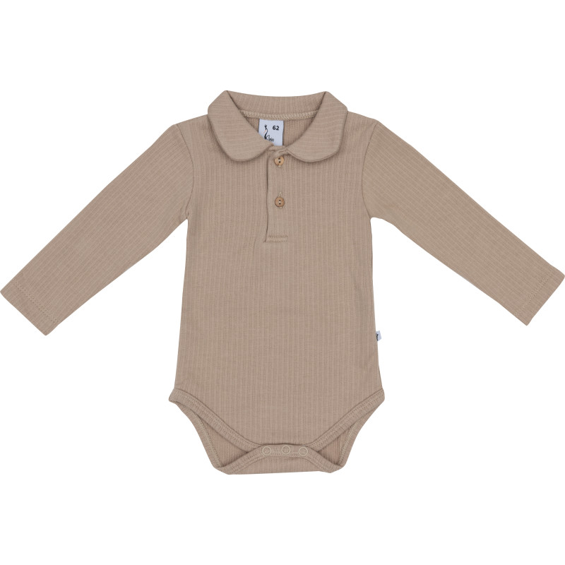 Klein Baby Polobody Rib Filipe Beige