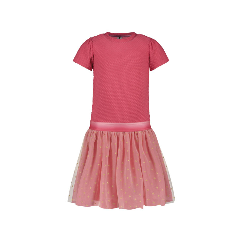 B.Nosy Deanna dress with mesh skirt Fandango Pink