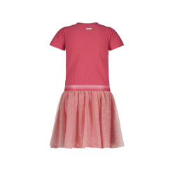 B.Nosy Deanna dress with mesh skirt Fandango Pink