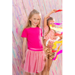 B.Nosy Deanna dress with mesh skirt Fandango Pink