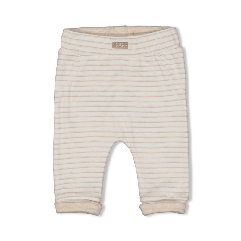 Feetje Broek streep - Dear Autumn Offwhite