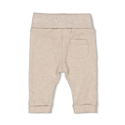 Feetje Broek rib - Dear Autumn Taupe melange