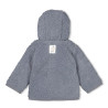 Feetje Bouclé omkeerbaar jasje met capuchon - Howdy Blauw