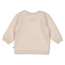 Feetje Sweater - Wild World Taupe melange