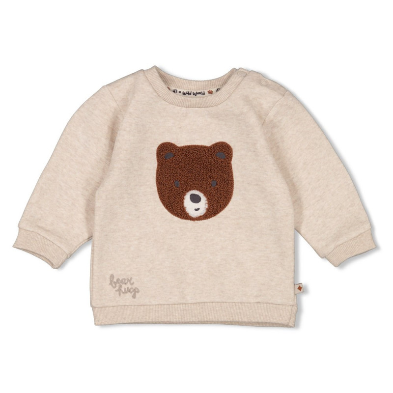 Feetje Sweater - Wild World Taupe melange