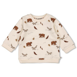 Feetje Sweater AOP - Wild World Offwhite