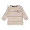 Feetje Longsleeve streep - Howdy Taupe melange