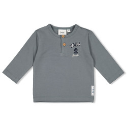 Feetje Longsleeve - Let's Go! Petrol