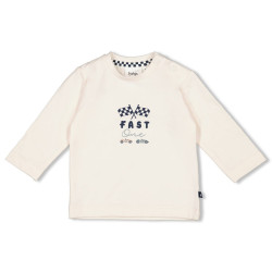 Feetje Longsleeve - Let's Go! Offwhite