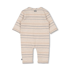 Feetje Pak streep - Howdy Taupe melange