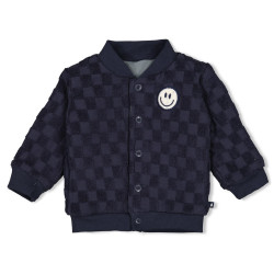 Feetje Omkeerbaar vestje - Let's Go! Petrol