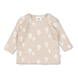 Feetje Longsleeve AO - Dear Autumn Taupe melange