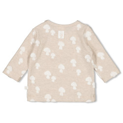 Feetje Longsleeve AO - Dear Autumn Taupe melange