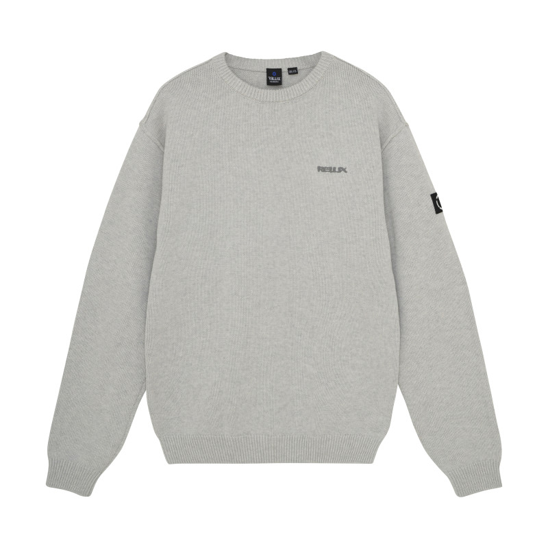 Rellix Loose fit Knitwear Crewneck Fresh Grey Melange