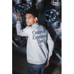 Rellix Sweater Rellix Backprint Fresh Grey Melange