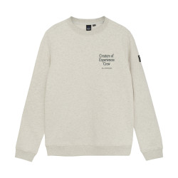 Rellix Sweater Rellix Backprint Fresh Grey Melange