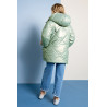NoNo Betty Reversible Hooded Mid Long Jacket+ Bag Loden Frost Green