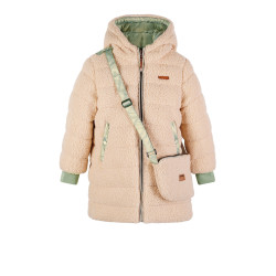 NoNo Betty Reversible Hooded Mid Long Jacket+ Bag Loden Frost Green