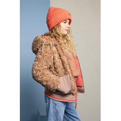 NoNo Bomby Reversible Hooded Bomber Jacket Blushy Cheeks