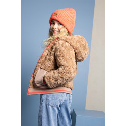 NoNo Bomby Reversible Hooded Bomber Jacket Blushy Cheeks