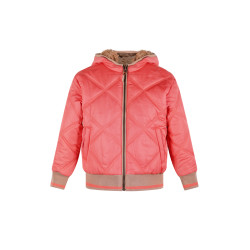 NoNo Bomby Reversible Hooded Bomber Jacket Blushy Cheeks
