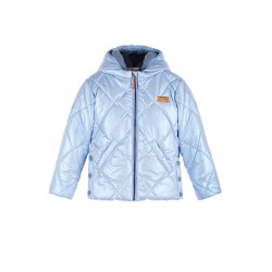 NoNo Button Hooded Short Winter Jacket Vintage Denim