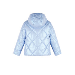 NoNo Button Hooded Short Winter Jacket Vintage Denim