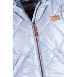 NoNo Button Hooded Short Winter Jacket Vintage Denim