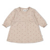 Feetje Jurk rib AOP - Morning Sun Taupe melange