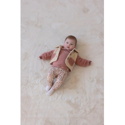 Feetje Legging rib AOP - Woodland Bloom Offwhite