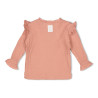 Feetje Longsleeve ajour rib - Morning Sun Roze