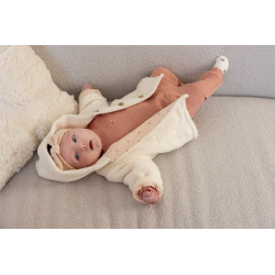 Feetje Teddy jasje met capuchon - Morning Sun Offwhite