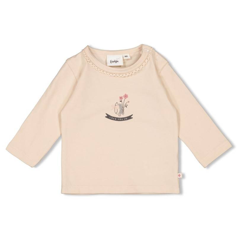 Feetje Longsleeve - Woodland Bloom Offwhite