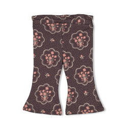 Feetje Flare broek AOP - Woodland Bloom Antraciet