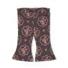 Feetje Flare broek AOP - Woodland Bloom Antraciet