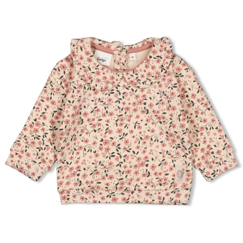 Feetje Sweater AOP - Woodland Bloom Offwhite