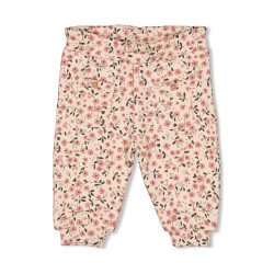 Feetje Broek AOP - Woodland Bloom Offwhite