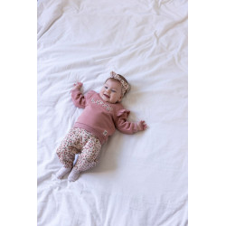 Feetje Broek AOP - Woodland Bloom Offwhite