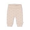 Feetje Broek rib AOP - Morning Sun Taupe melange