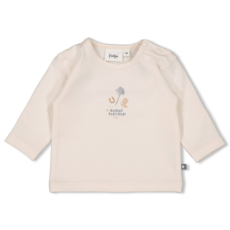 Feetje Longsleeve - Howdy Offwhite