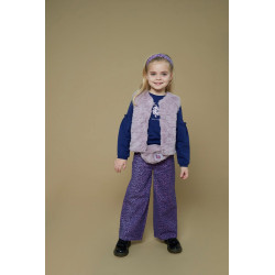 Jubel Omkeerbaar teddy gilet - Wild Soul l.Lila