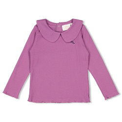 Jubel Longsleeve rib - Wild Soul Violet