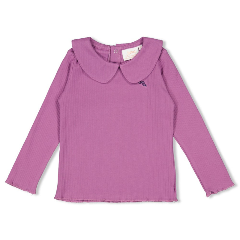 Jubel Longsleeve rib - Wild Soul Violet