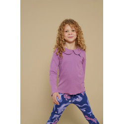 Jubel Longsleeve rib - Wild Soul Violet