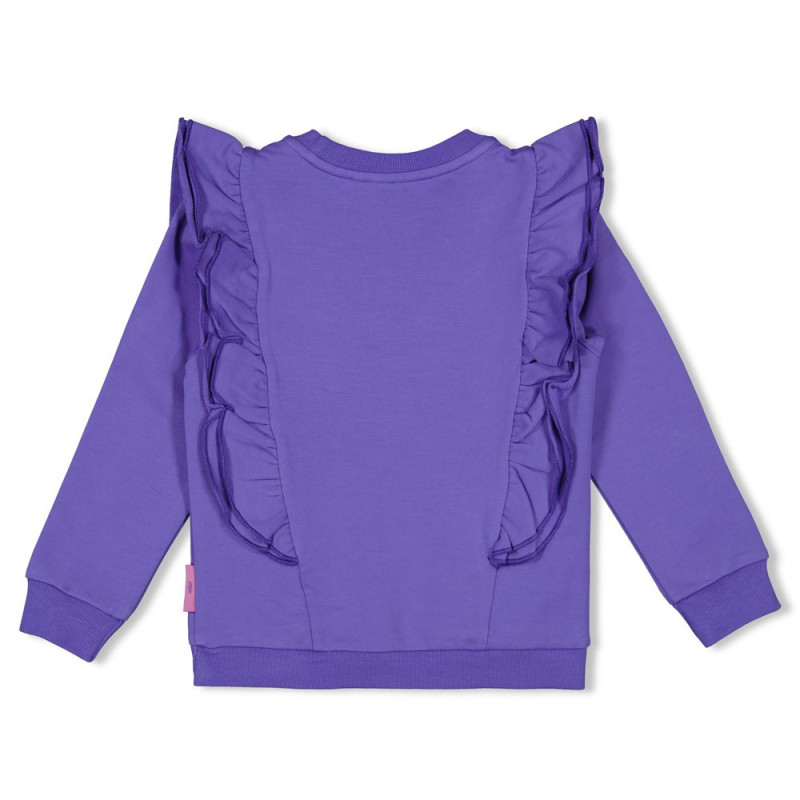 Jubel Sweater ruches - Wild Soul Lavendel