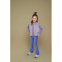 Jubel Flared broek velours rib - Wild Soul Lavendel